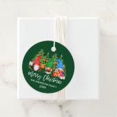 ブラシスクリプトクリスマスライト格言緑 フェイバータグ (インサイチュ)