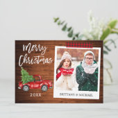 ブラシスクリプトトラックウッドインスタントフォトクラフトテープ シーズンカード (スタンド正面)