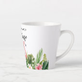 ブラシスクリプトトロピカルフローラファミリービーチハウス カフェラテマグ (右)