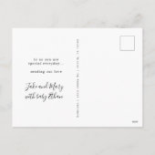 ブラシスクリプトハグとキスフォトポストカード シーズンポストカード (裏面)