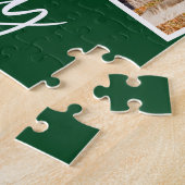 ブラシスクリプトファミリ4フォトグリーンまたはカラーを選択 ジグソーパズル (側面)