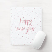 ブラシスクリプトフェイクバラ金ゴールドグリッター マウスパッド (マウス)