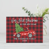 ブラシスクリプトプレイド初めてのクリスマス新規ホームトラック シーズンカード (スタンド正面)