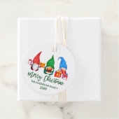 ブラシスクリプトメリークリスマスウォーターのカラー格言 フェイバータグ (インサイチュ)