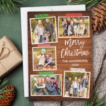 ブラシスクリプトメリークリスマスウッドクラフトテープ