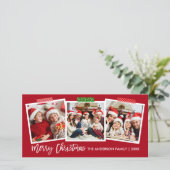 ブラシスクリプトメリークリスマスクラフトテープレッド幅 シーズンカード (スタンド正面)