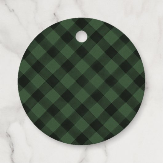 ブラシスクリプトメリークリスマスホリデーギフトタグ フェイバータグ (裏面)