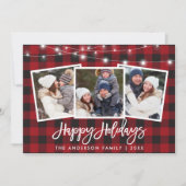 ブラシスクリプトライト3フォトレッドプレイド シーズンカード (正面)