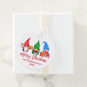 ブラシスクリプトレッドメリークリスマスウォーターのカラー格言 フェイバータグ (インサイチュ)