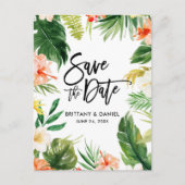 ブラシスクリプト保存日熱帯サンゴフローラ ポストカード (正面)