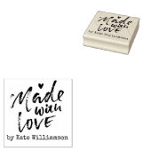 ブラシスクリプト手作りビジネススタンプ ラバースタンプ (押印)