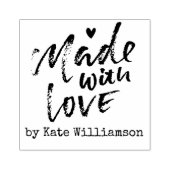 ブラシスクリプト手作りビジネススタンプ ラバースタンプ (インプリント)