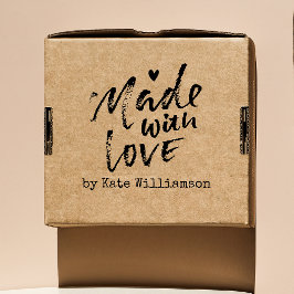 ブラシスクリプト手作りビジネススタンプ ラバースタンプ