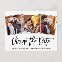 ブラシスクリプト日付3の写真を変更 ポストカード