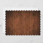 ブラシスクリプト格言ウッドクリスマスライト シーズンカード (裏面)