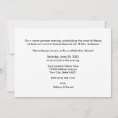 ブラシスクリプトWe得お祝い結婚した招待状B 案内状 (裏面)