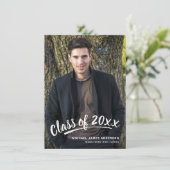 ブラシスクリモダンプトの卒業2+サイドパーティー写真 招待状 (スタンド正面)