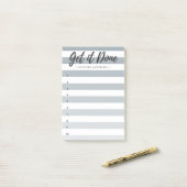 ブラシストライプののTo-Doリストのポストイットノート ポストイット (デスク上)