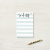 ブラシストライプののTo-Doリスト ポストイット (デスク上)