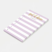 ブラシストライプのレタ済み ポストイット (アングル)