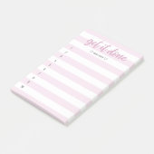 ブラシストライプのレタ済み ポストイット (アングル)