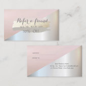 ブラシストロエレガントークのジオメトリ参照カード 紹介カード (正面/裏面)