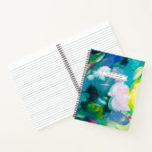 ブラシストロカラフルークらせんノートブック ノートブック (内部)