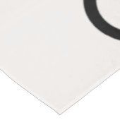 ブラシストロモダンーミニマルク（白黒） テーブルクロス (アングル)