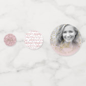 ブラシストロークと紙吹雪バラ金ゴールドID511 コンフェッティ (正面)