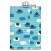 ブラシストロークのシームレスなパターン、手書き。 フラスク (裏面)