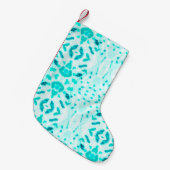 ブラシストロークのシームレスな背景。抽象芸術ジプシーE スモールクリスマスストッキング (正面 (吊り時))