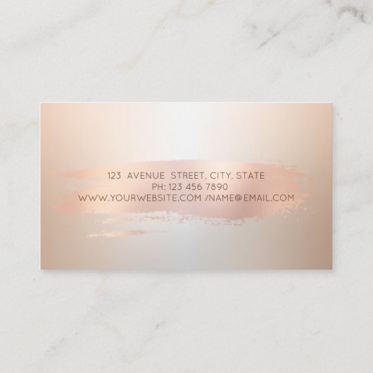 ブラシストロークのフローラ素朴パン 名刺 (裏面)