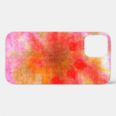 ブラシストロークのペースト付きデジタル抽象芸術の背景 Case-Mate iPhoneケース (裏面 (横))