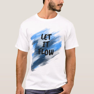 ブラシストロークを流す Tシャツ
