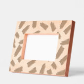 ブラシストロークパターン レーザー彫刻フレーム (左)