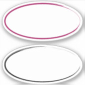 ブラシストロークラベル シール (正面)