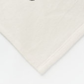 ブラシストロークヴィンテージシームレスパターン フリースブランケット (角)