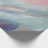 ブラシストローク抽象芸術 ラッピングペーパー (角)