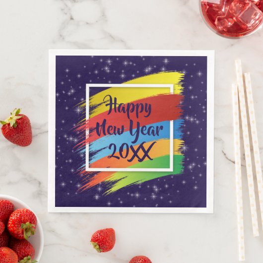 ブラシストローク新年20xxパーティー (インサイチュ)