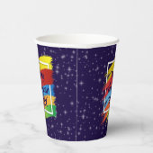 ブラシストローク新年20xxパーティー 紙コップ (右)