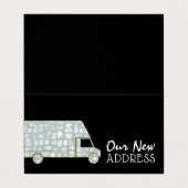 ブラシストローク除去バン、アドレスカードの変更 名刺 (外部フラット)