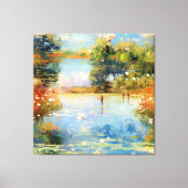 ブラシストローク魔法 キャンバスプリント (正面)