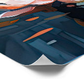 ブラシストローク魔法 ポスター (角)