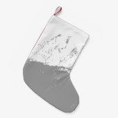 ブラシストローク11 スモールクリスマスストッキング (正面 (吊り時))