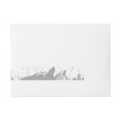 ブラシストローク11 ラップアラウンド宛名ラベル (正面)