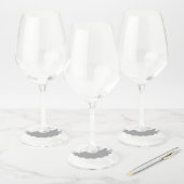 ブラシストローク11 ワイングラスタグ (セット)