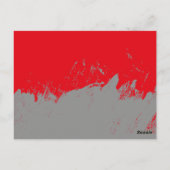 ブラシストローク12 ポストカード (裏面)