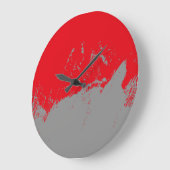 ブラシストローク12 ラージ壁時計 (傾斜)
