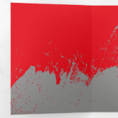 ブラシストローク12 三つ折りクリスマスカード (内部最初)