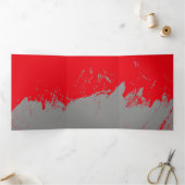 ブラシストローク12 三つ折りクリスマスカード (内部)